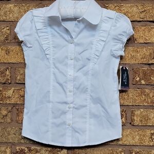 Nautica White Button Up School Uniform SIZE 7